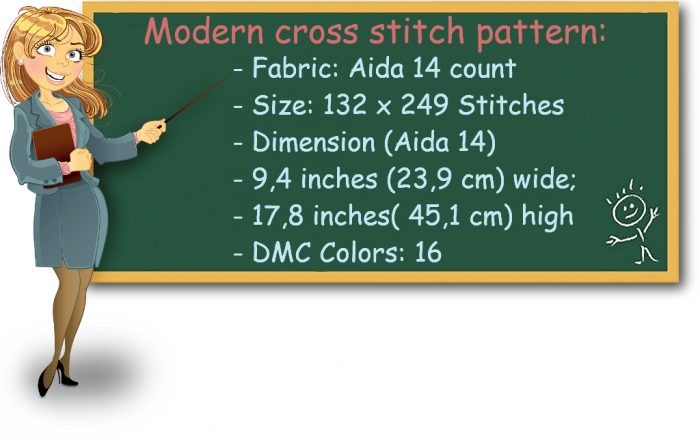 Cross stitch patterns Christmas stockings , personalized modern counted easy simple holiday stockings chross stitch chart for beginners