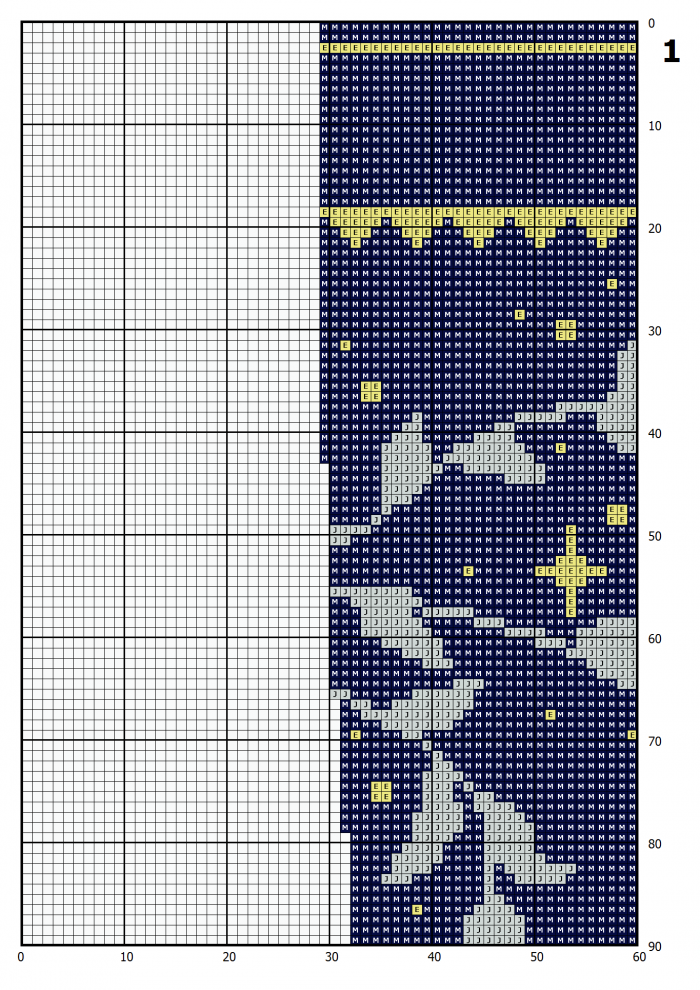 Christmas Stocking Cross Stitch Pattern PDF DIY / Personalized Modern Easy Cute Snowman Bear Cross Stitch for Beginner / Digital Download.