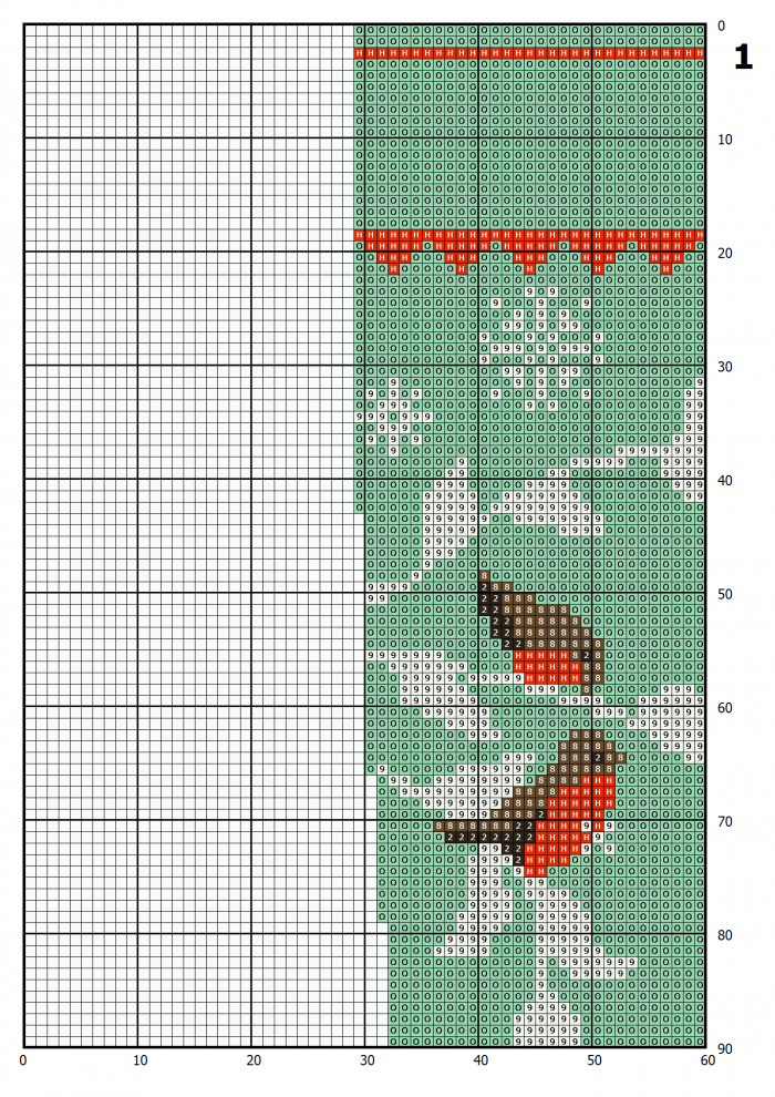Cross Stitch Christmas Stocking PDF, Personalized Modern Counted Easy Simple Cute Snowman Bear Holiday Stockings Cross Stitch Patterns For Beginners DIY, Digital Download - Image 5