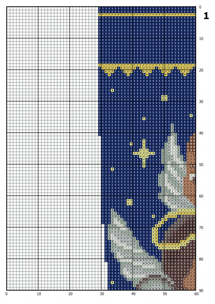 Cross Stitch Pattern Christmas Stocking PDF / Personalized Modern Counted Easy Cute Angel Bear Cross Stitch for Beginner / Digital Download