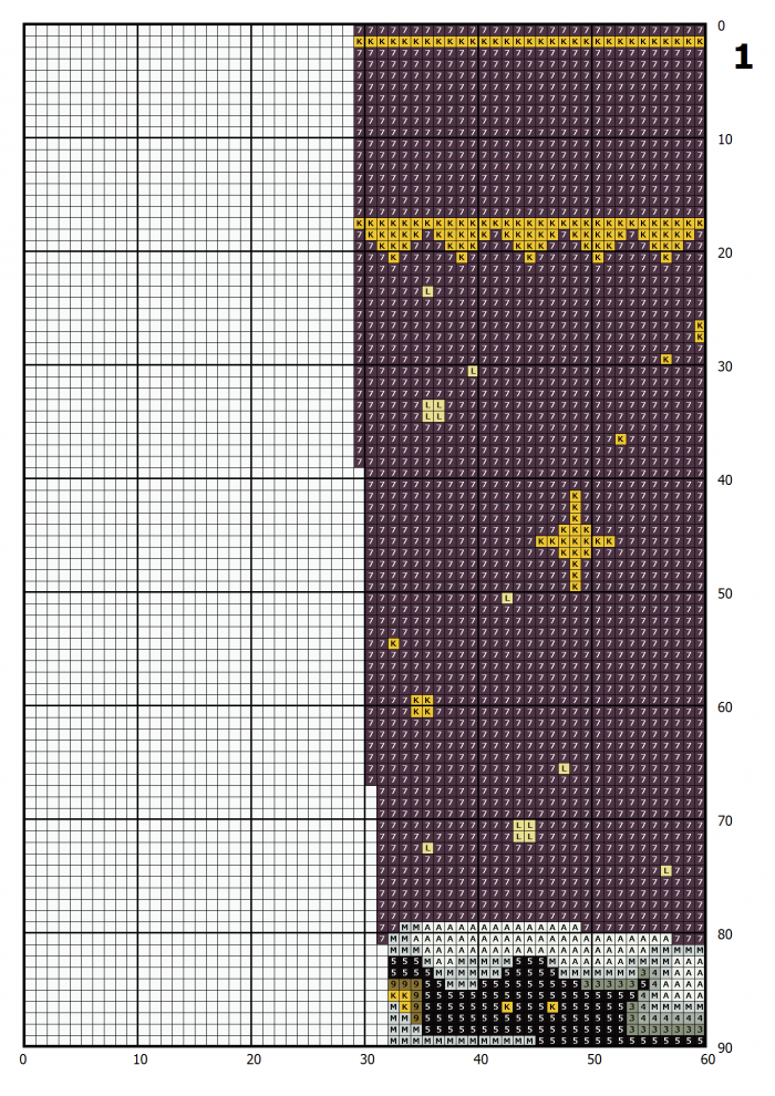 Cross Stitch Pattern Christmas Stocking PDF / Personalized Modern Counted Easy Cute Funny for Beginners / Digital Download