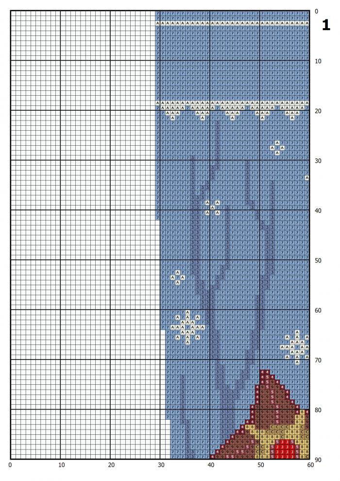 Christmas Stocking Cross Stitch Pattern PDF / Personalized Modern Counted Easy Cute Winter DMC Cross Stitch Beginners DIY / Digital Download