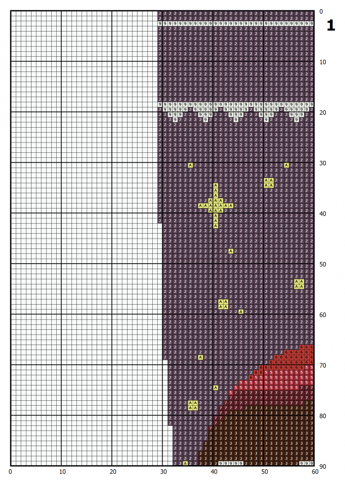Cross Stitch Pattern Christmas Stocking PDF / Modern Counted Easy Cute Snowman Moon Stars Cross Stitch Chart , Instant Download