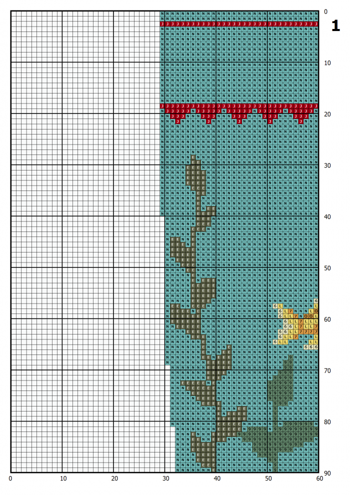 Christmas Stocking Cross Stitch Patterns PDF / Cute Sea Turtle Modern Counted Easy Printable DMC Cross Stitch Chart DIY / Instant Download