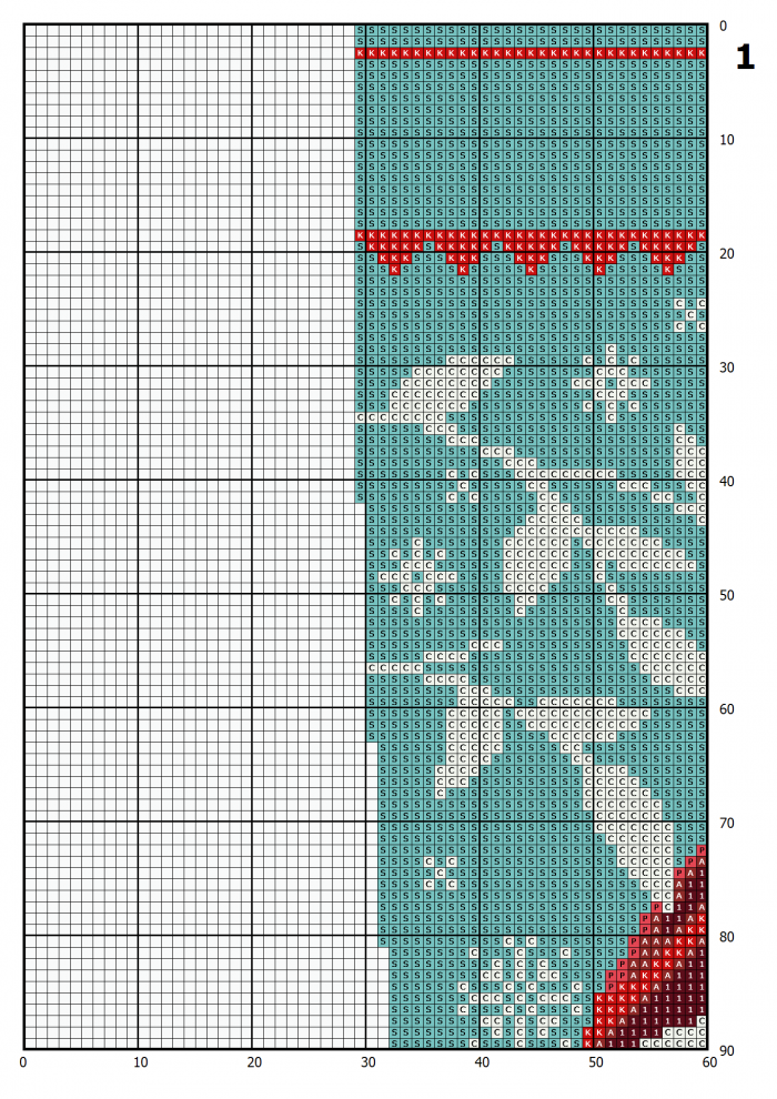 Cross Stitch Stocking Patterns PDF, Personalized Christmas Anime, Modern Counted Easy Simple Cute Blue Holiday Stockings, Cross Stitch Chart For Beginners DIY, Digital Download