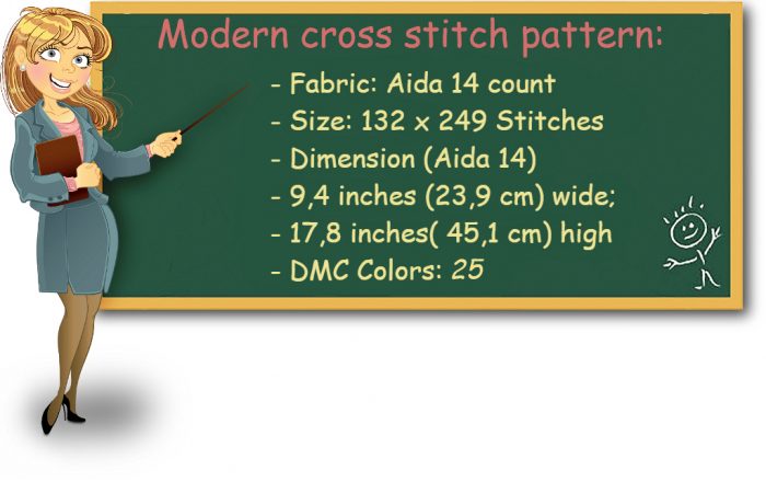 Cross Stitch Pattern for Adults PDF, Personalized Christmas Stocking Modern Counted Easy Simple Cute Cute Sana Claus Boxer Dog, Pet Holiday Stockings Cross Stitch Chart For Beginners DIY, Digital Download - Image 4