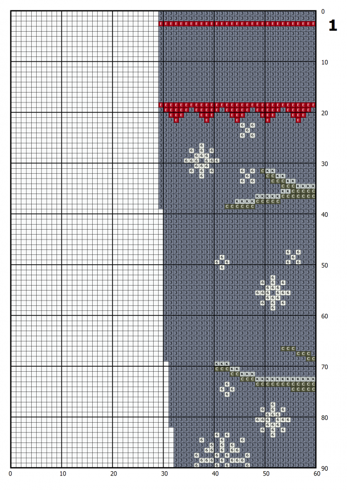 Cross Stitch Stocking Patterns PDF, 2 Personalized Modern Counted Easy Cute Christmas Teddy Bears Simple For Beginners DIY, Digital Download - Image 6