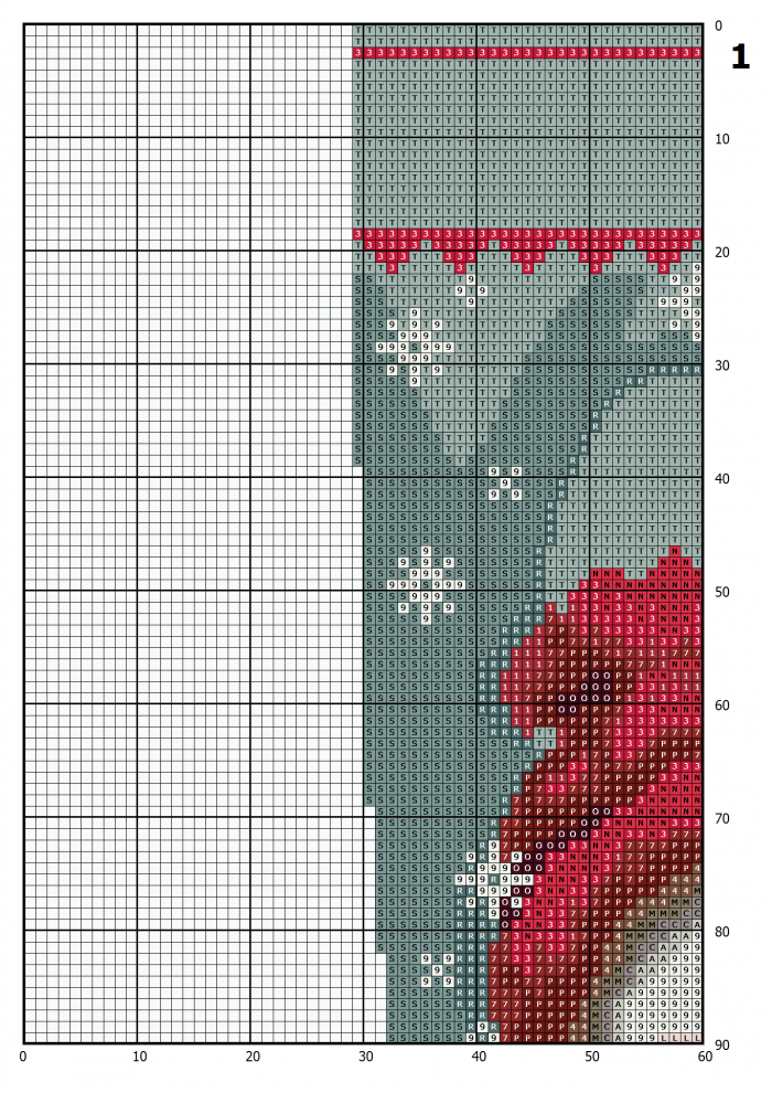 Christmas Stocking Cross Stitch Patterns PDF, Personalized Modern Counted Easy Cute Xmas Owls, Simple Chart For Beginners DIY, Digital Download - Image 5
