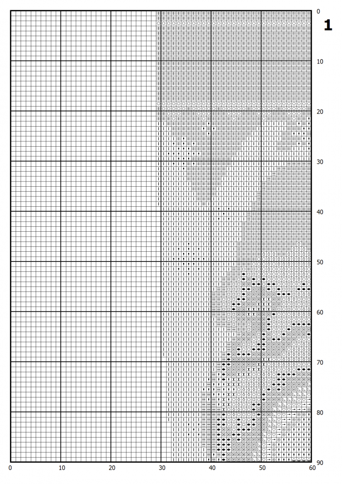 Christmas Stocking Cross Stitch Patterns PDF, Personalized Modern Counted Easy Cute Xmas Owls, Simple Chart For Beginners DIY, Digital Download - Image 6