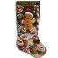 Christmas Stocking Cross Stitch Patterns for Adults, Personalized Easy Counted DMC Embroidery Patterns for Beginners, Cute Gingerbread Men Holiday Design DIY, Digital Download