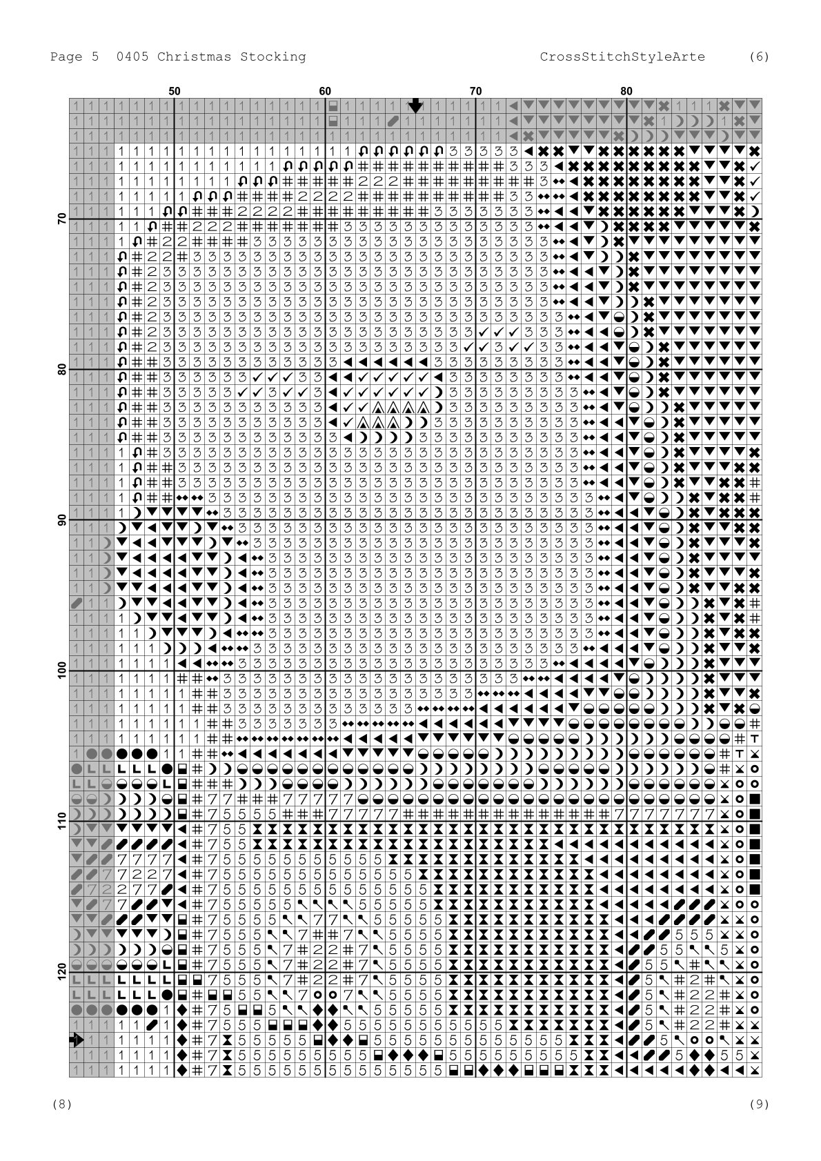 Christmas Stocking Cross Stitch Pattern for Adults, Cute Gingerbread & Marshmallow, Easy Beginner-Friendly Counted DMC Embroidery Chart, Personalized Winter Holiday Needlepoint DIY, Digital Download 10 Personalized brown Christmas stocking cross stitch pattern with gingerbread man, marshmallow characters and cozy holiday lights, easy for beginners