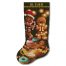 Christmas cross stitch stocking with gingerbread man, candy cane, cupcakes and name Oliver