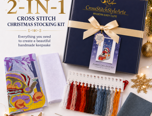What Is Included in a 2-in-1 Cross Stitch Christmas Stocking Kit?