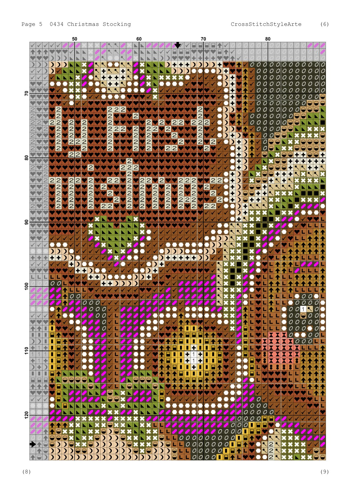 Christmas Stocking Cross Stitch Pattern PDF – Personalized Baby’s First Christmas Gingerbread, Custom Name and Year, Gender-Neutral Easy Counted Cross Stitch Digital Download 6 Christmas Stocking Cross Stitch Pattern PDF – Personalized Baby’s First Christmas Gingerbread, Custom Name and Year, Gender-Neutral Easy Counted Cross Stitch Digital Download - Image 6