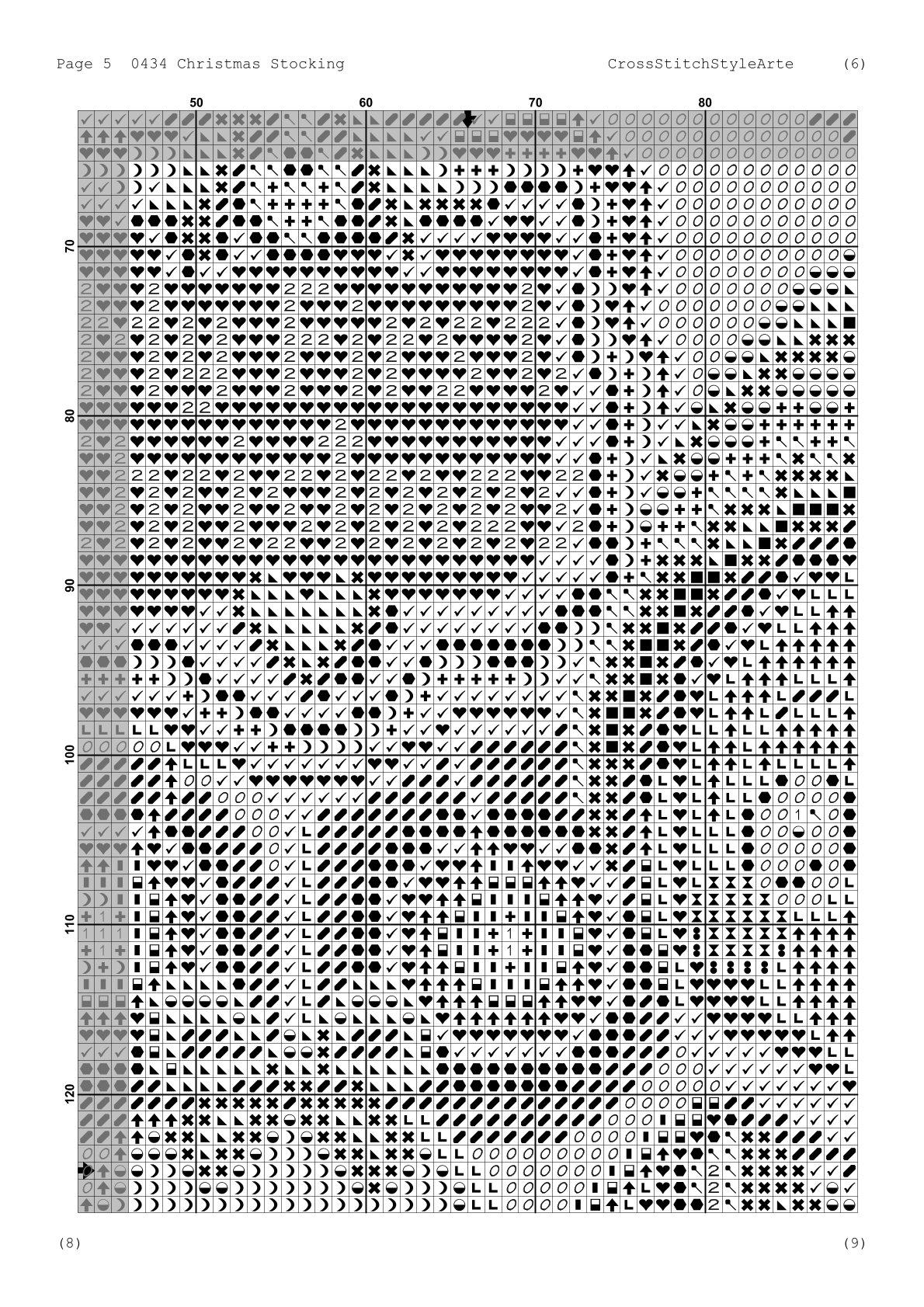 Christmas Stocking Cross Stitch Pattern PDF – Personalized Baby’s First Christmas Gingerbread, Custom Name and Year, Gender-Neutral Easy Counted Cross Stitch Digital Download 7 Christmas Stocking Cross Stitch Pattern PDF – Personalized Baby’s First Christmas Gingerbread, Custom Name and Year, Gender-Neutral Easy Counted Cross Stitch Digital Download - Image 7
