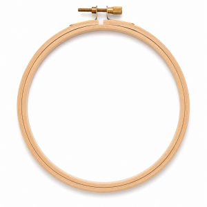 How to Start Cross-Stitching: A Beginner's Guide. 23 Wooden embroidery hoop for cross stitch isolated on a clean white background.